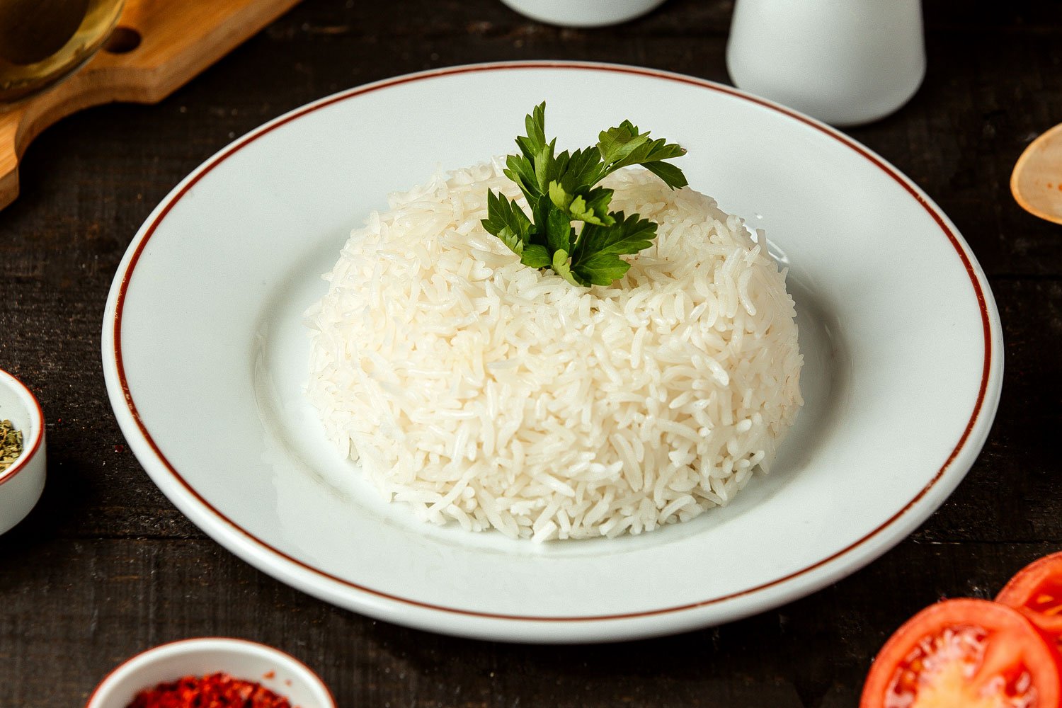 plain boiled rice